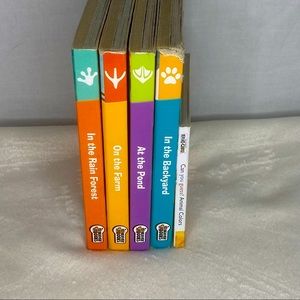 Set of 4 Discover The Sounds books PLUS Bonus Animal Colors Book
